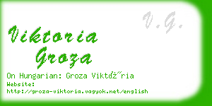 viktoria groza business card